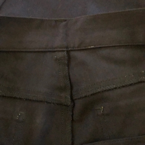 Black straight leg pants w stretch - Picture 3 of 3